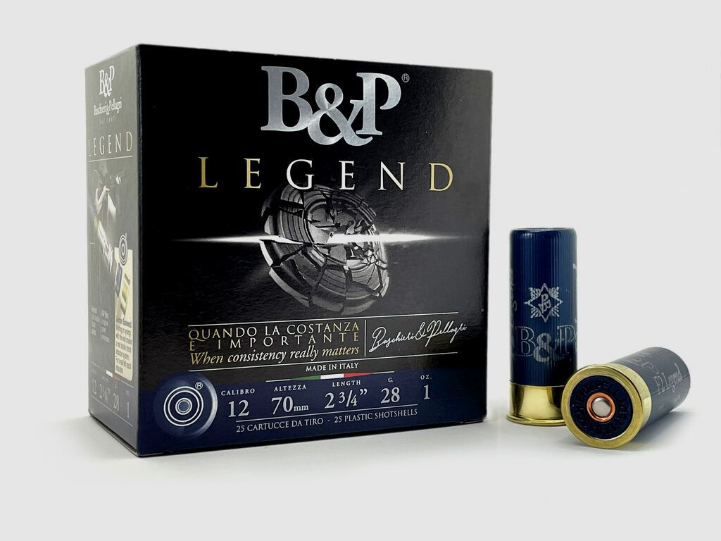 Patronen BASCHIERI & PELLAGRI (B&P) F2 LEGEND PRO STEEL 12 24G 8,5