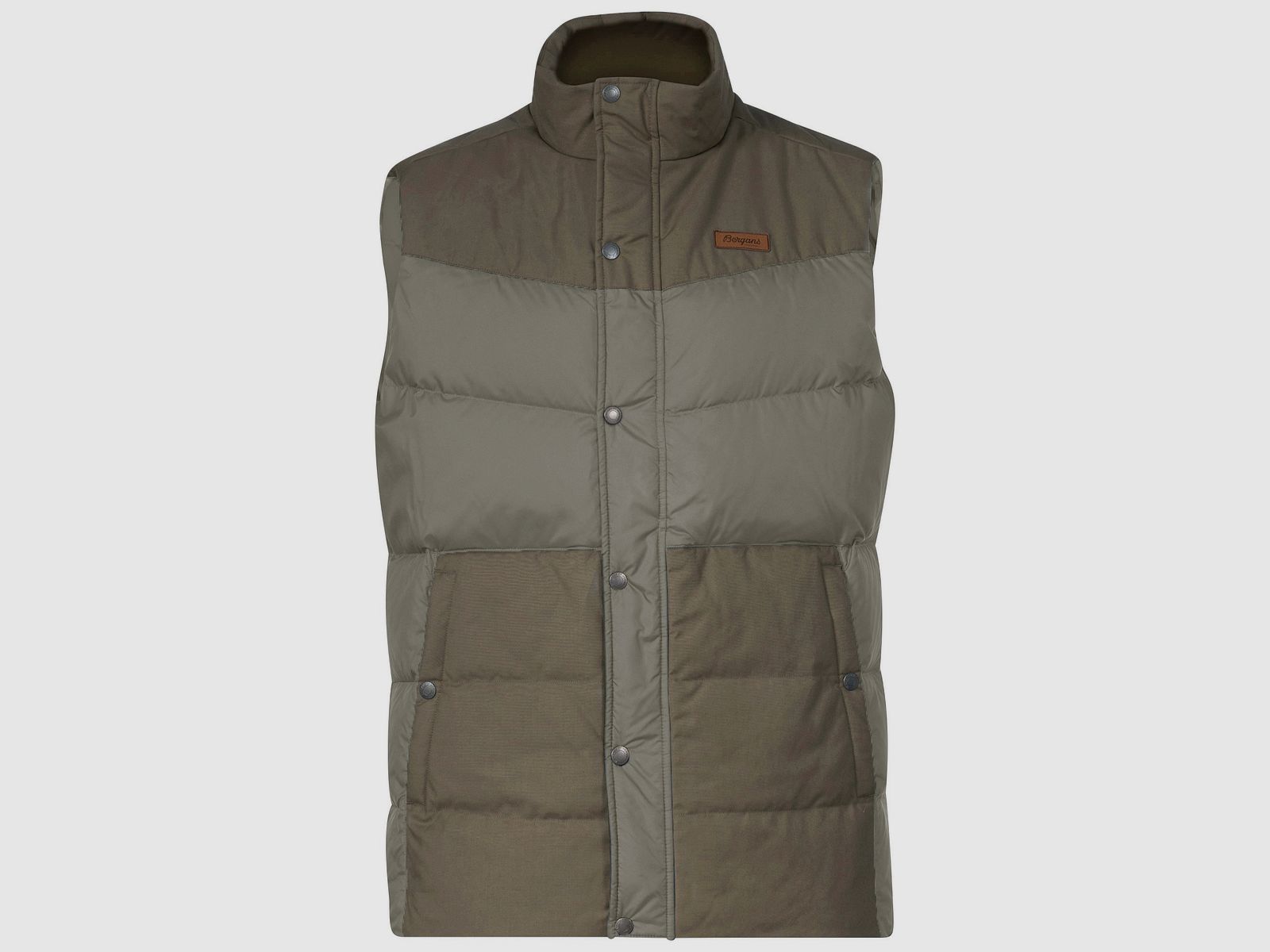 Bergans Nordmarka Outdoor Down Vest Men Green Mud L
