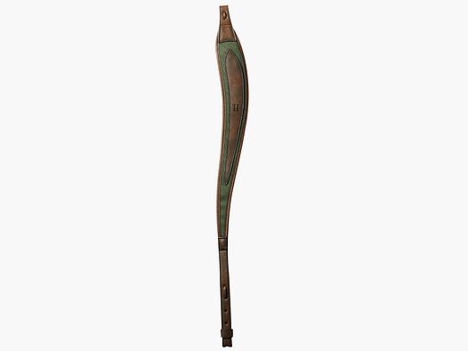Hrkila rifle sling green made of linen/leather