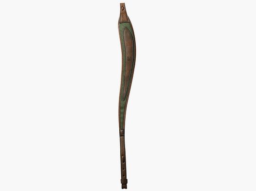 Härkila sangle de fusil verte en lin/cuir