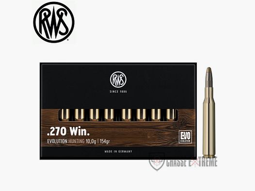 20 nabojów RWS EVO kal. 270 Win 154gr