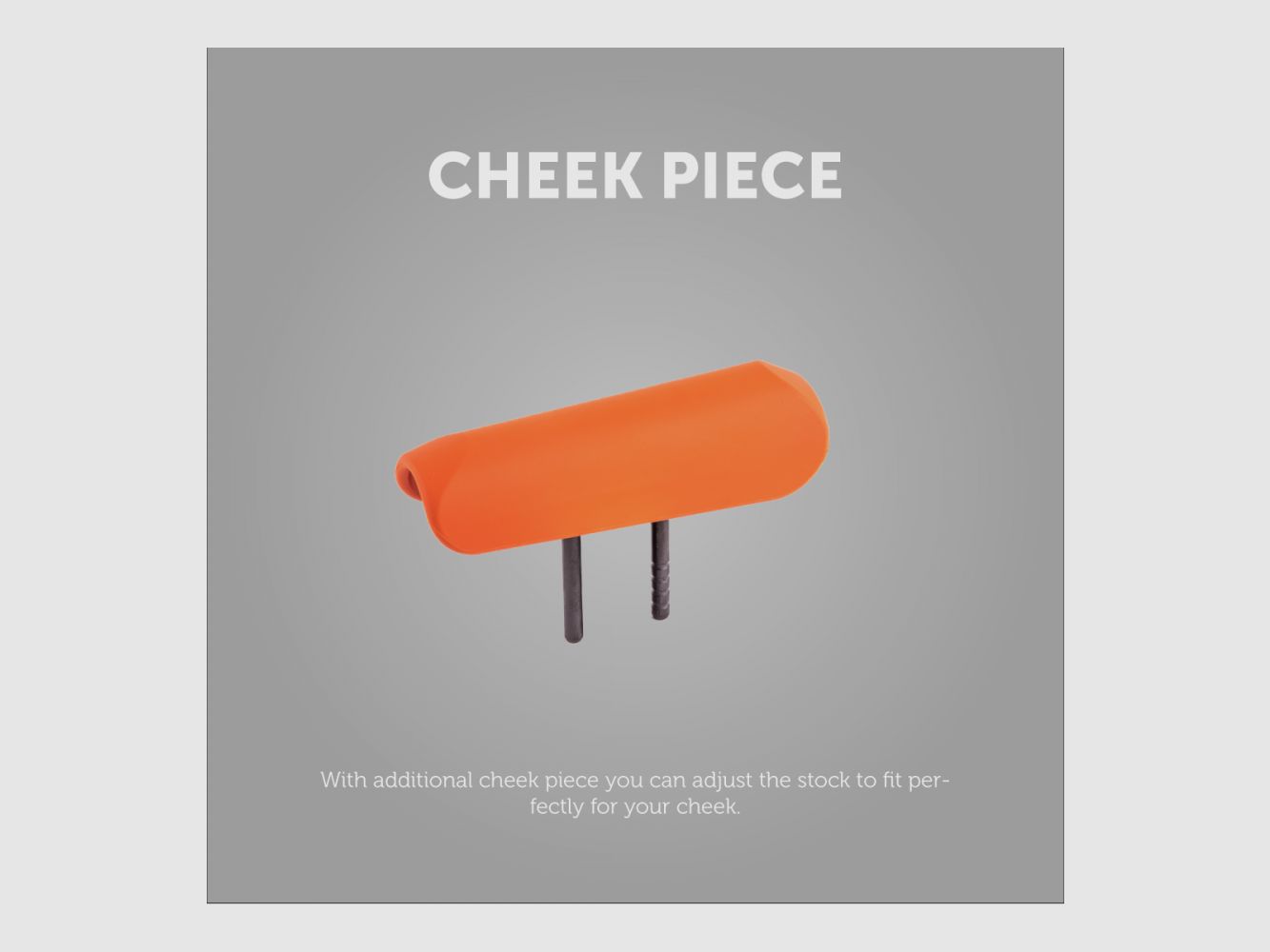 tikka cheek piece complete orange, immagine 2 di 3