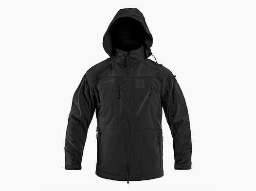 GIACCA – MIL-TEC – SOFTSHELL JACKET Black | SCU 14