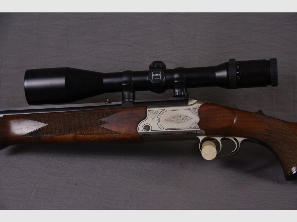 Simson Suhl BBF; break-action rifle / hand cocking & muzzle brake!