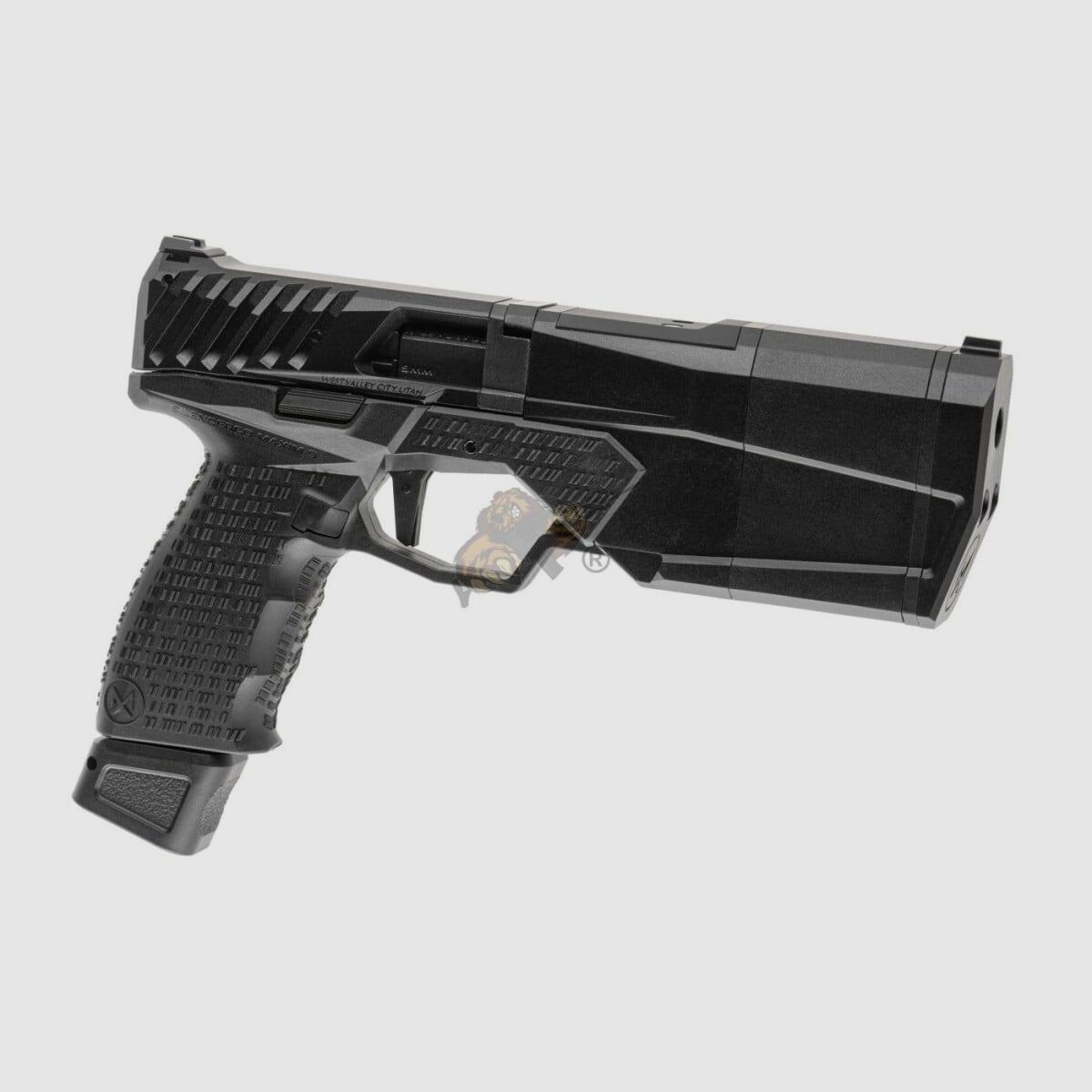SilencerCo Maxim 9 CO2 Blowback Airsoft Pistole in Schwarz von Krytac