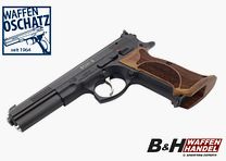 Waffen Oschatz Sport II SA/DA 6" Longslide Pistola Match Manico in Noce originale di Waffen-Oschatz Stuttgart CZ75