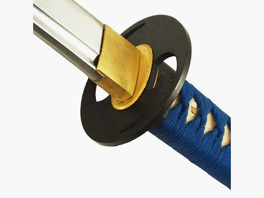 DerShogun Blaues Katana-Samuraischwert 1045 Carbonstahl