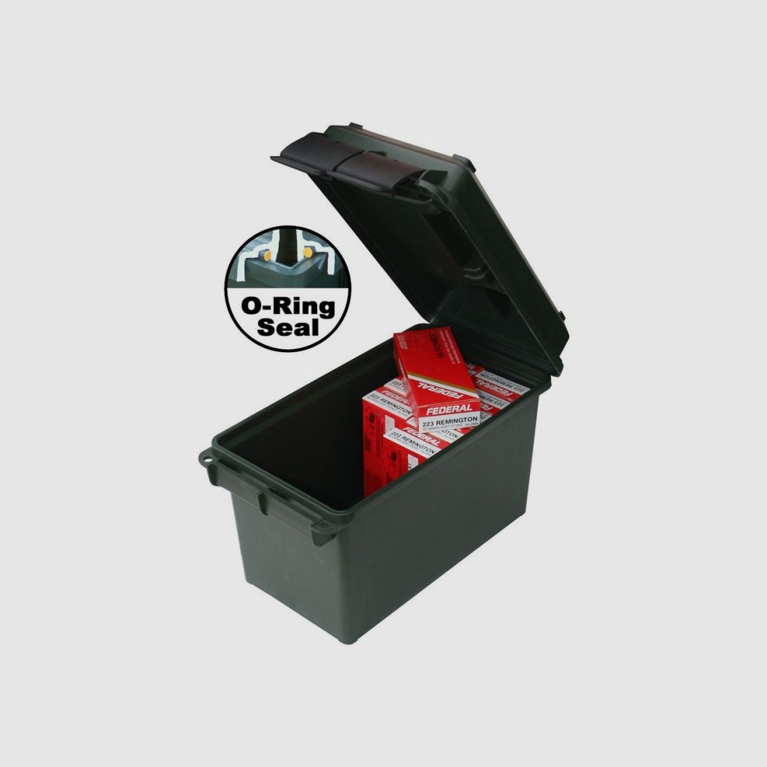 XL MTM Munitionskiste - orange, Bild 7 von 10