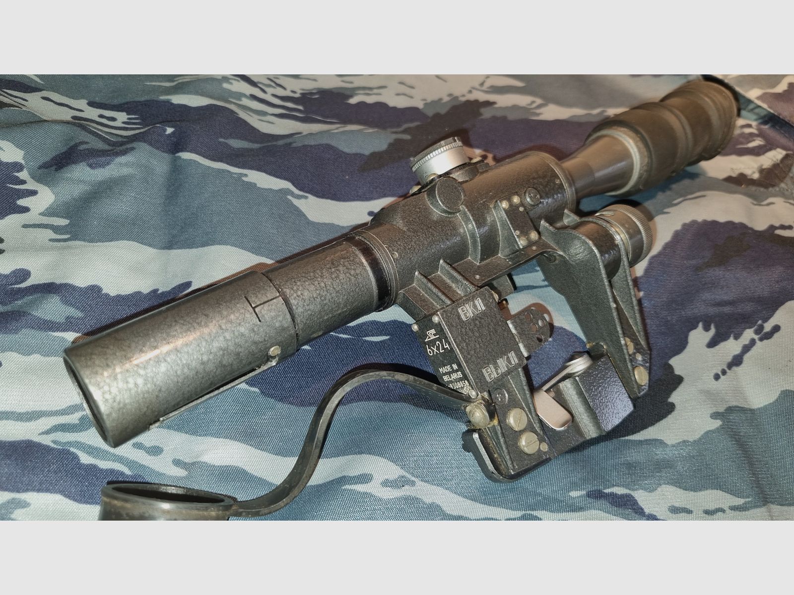 Visor Belaruso BelOMO POSP 6x24 (PSO-1) para SVD Dragunov & AK Kalashnikov SAIGA / Rusia / Unión Soviética / URSS