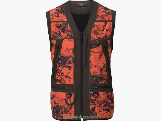 Härkila Signal Vest Wildboar Pro Safety Axis MSP® Orange Blaze/Shadow brown