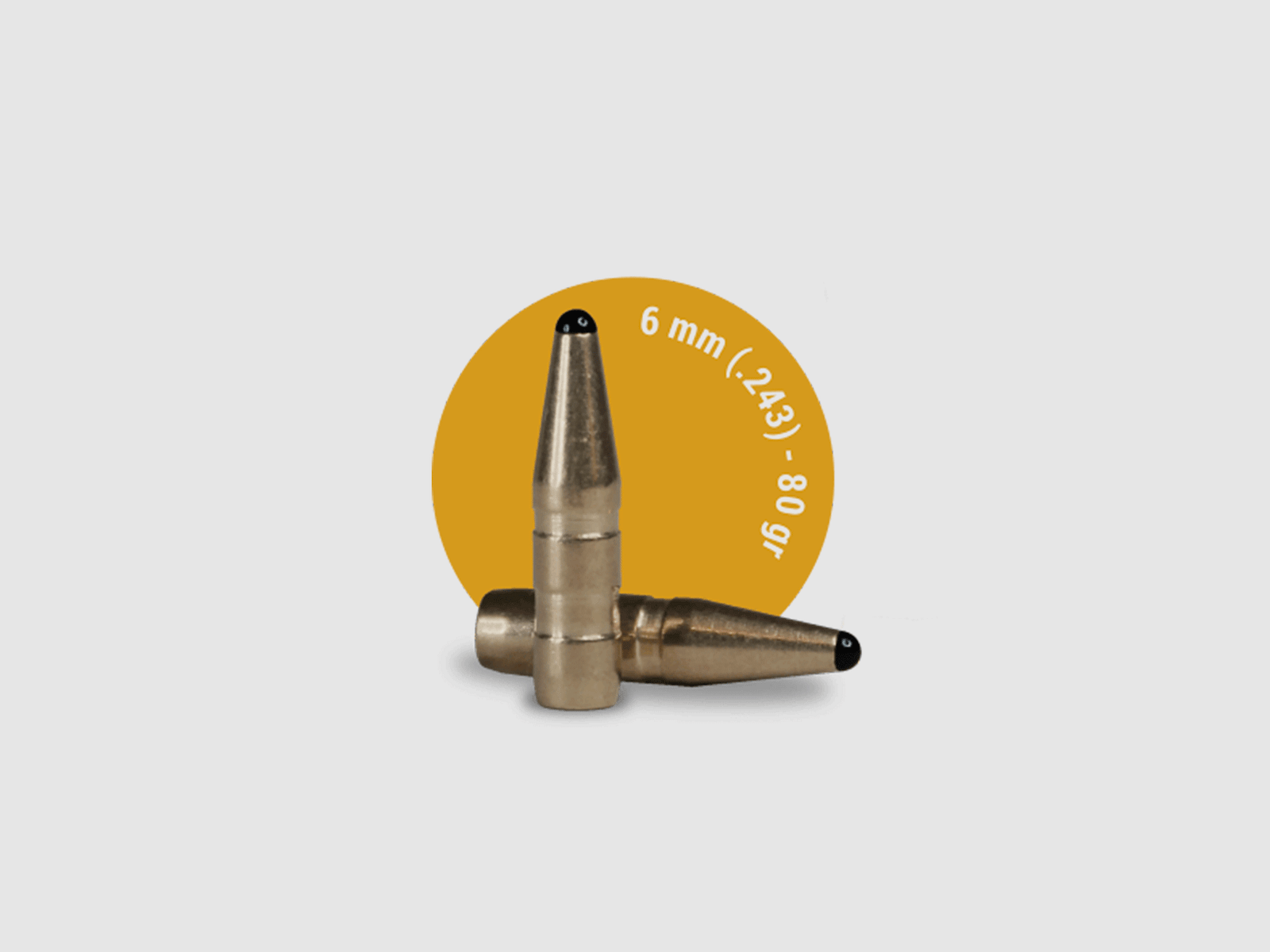 PALLE – FOX BULLETS – CLASSIC HUNTER CAL. 6mm (.243) 80g (50pz)
