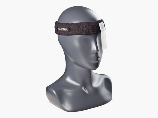 Simetra Stirnband anthrazit Augenblende transparent