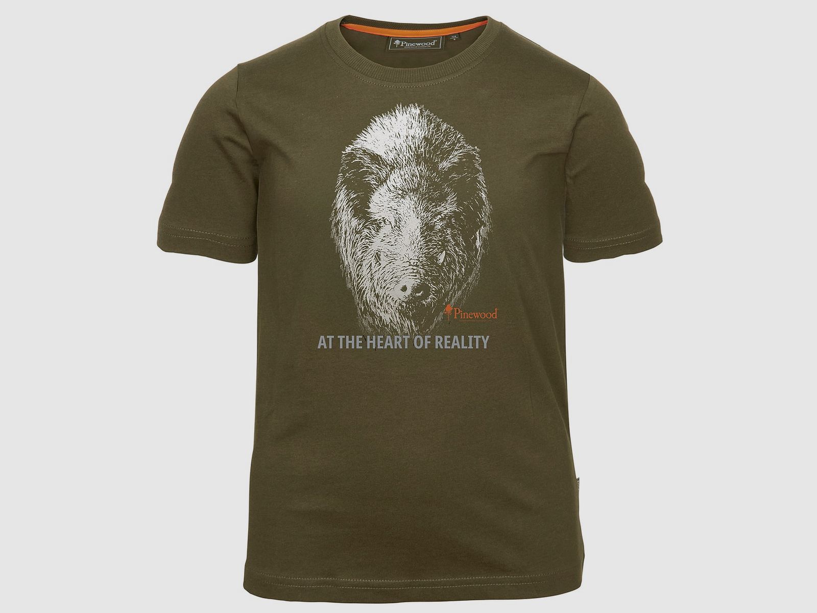 Pinewood T-Shirt Wildboar H. Olive