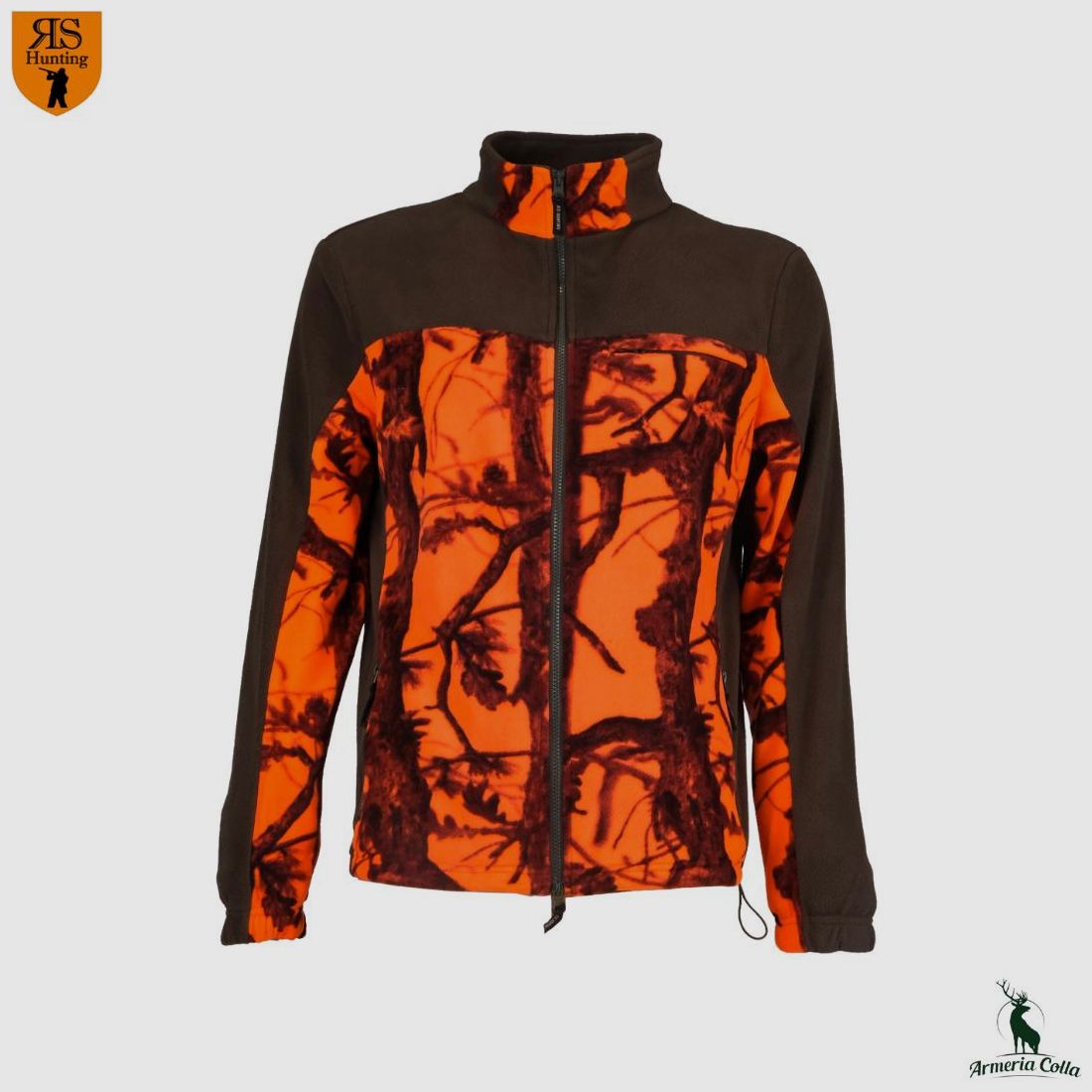Rs Hunting Pile art. J693 Bicolor col. Arancio/Verde