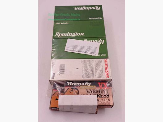 Vari produttori custodie per armi lunghe, usate calibro .222 Remington