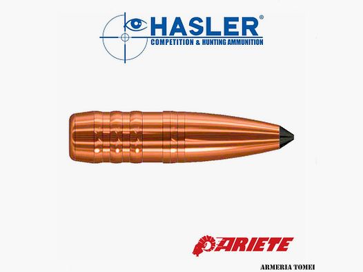 HASLER – OGIVA ARIETE – CAL. 7mm (.284) 125 GRN CB 0,380 (50 STK)