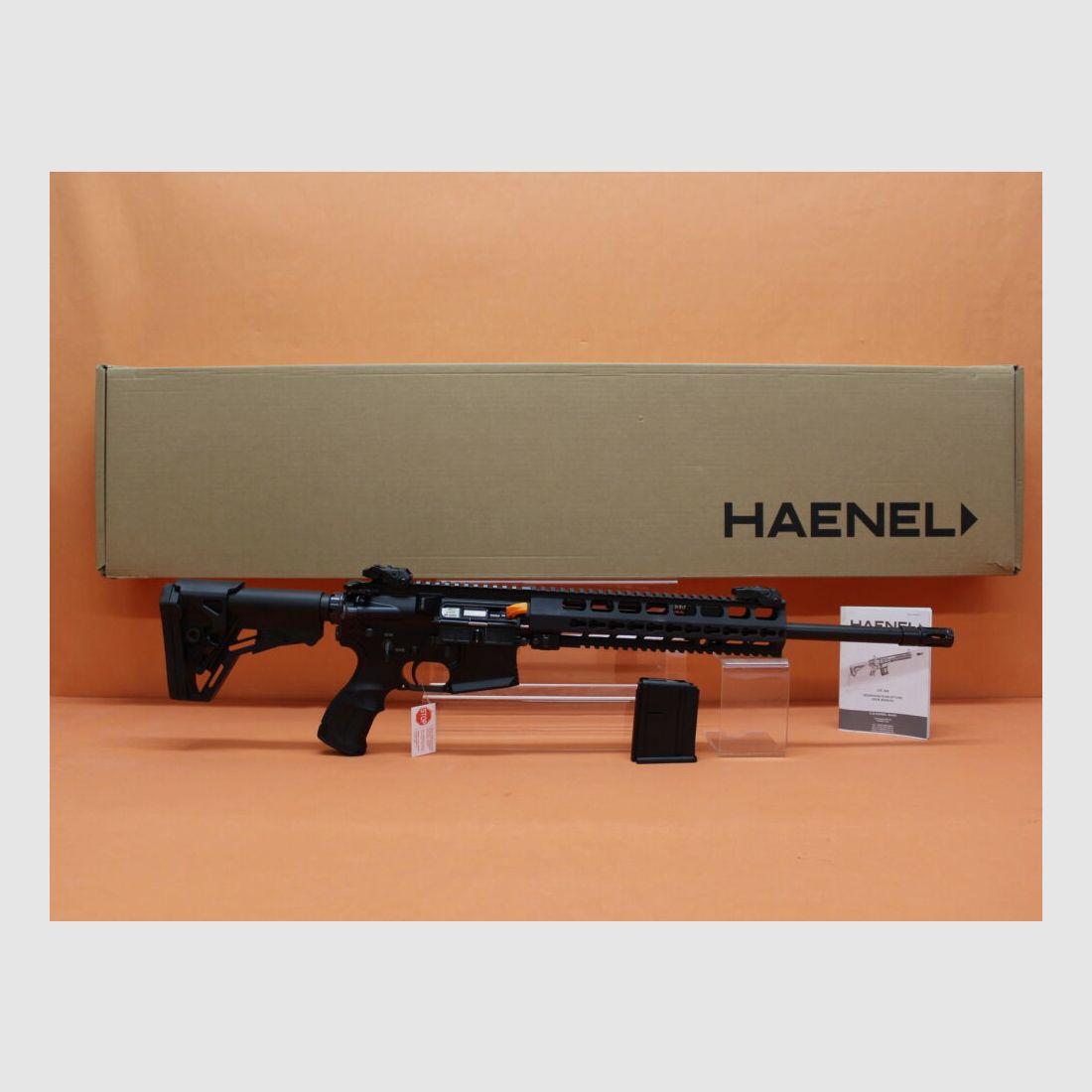 HAENEL Ha. Rifle .223Rem HAENEL CR223 Gas-Piston-@System AR-15, 16.5" barrel/ long KeyMod system/ fine trigger, image 2 of 3