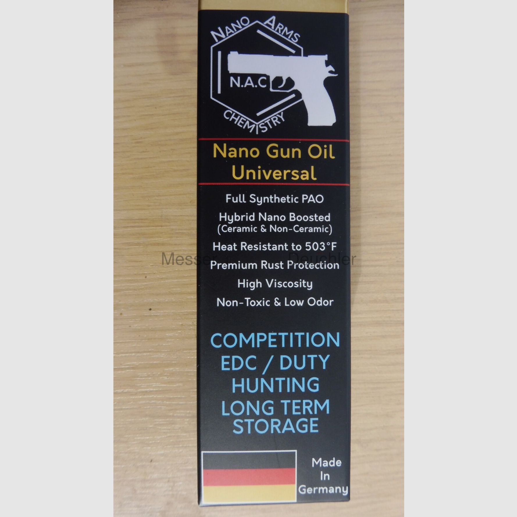 <Nano Gun Oil Universeel van Nano Arms Chemistry.