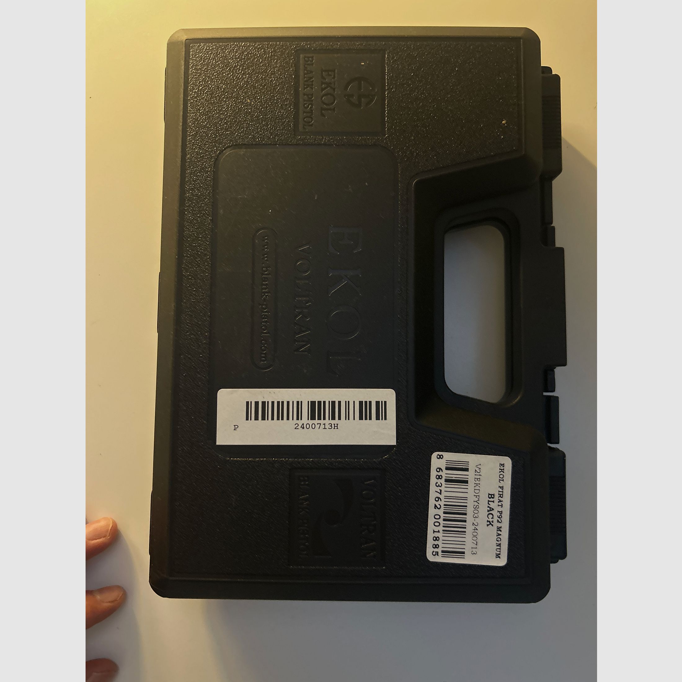 Magnum blank firing pistol Ekol P92 Magnum 9mm P.A.K. black