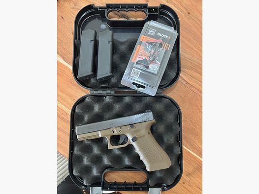 Glock 17 Gen 4 modelo especial bicolor