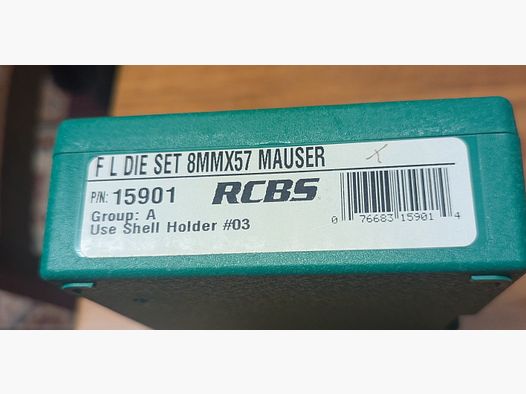  8x57 Mauser RCBS Matritzensatz neu und unbenutzt