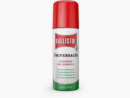 Spray per armi Ballistol 50ml accessorio per la pulizia delle armi