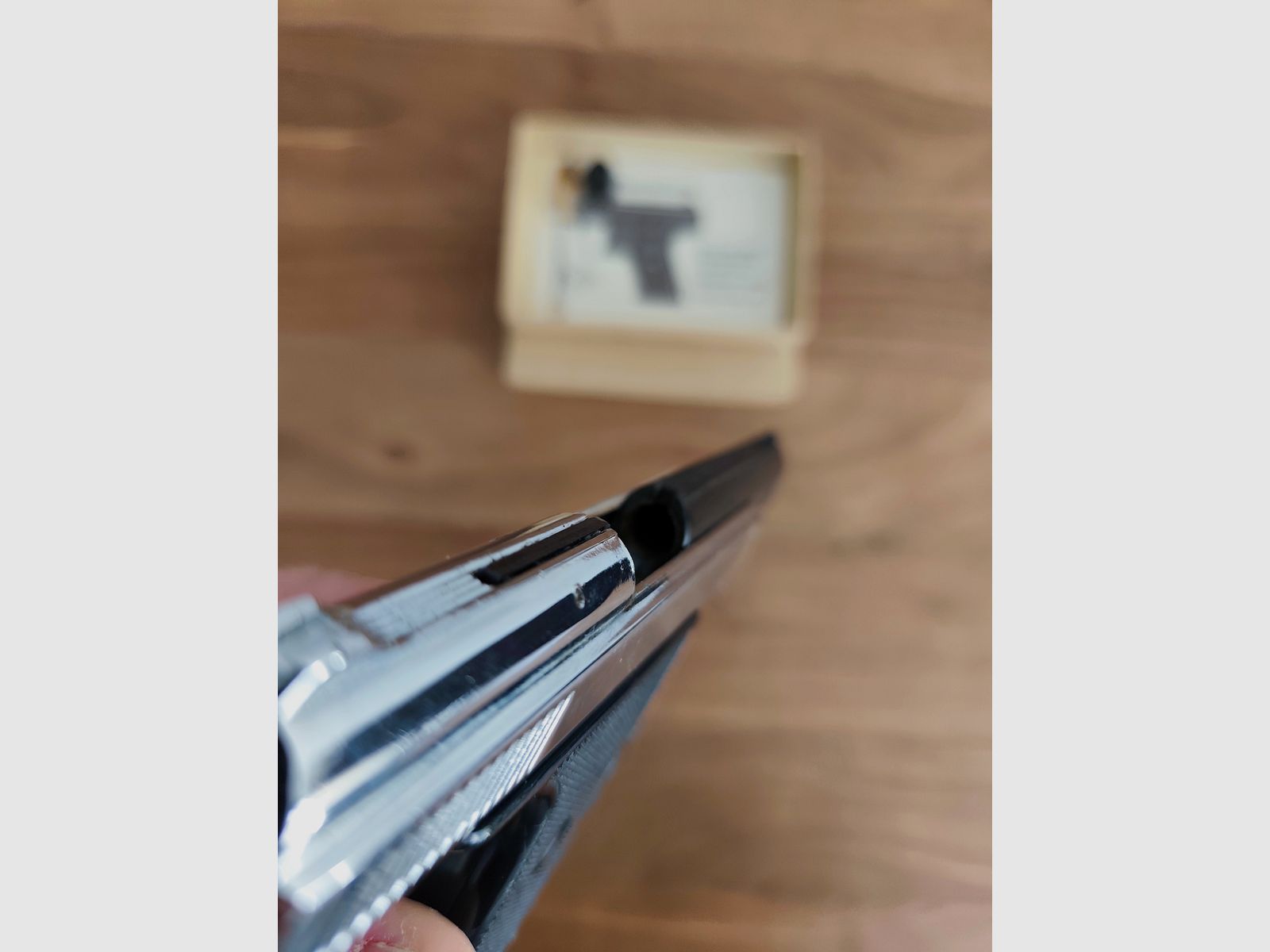 Sehr seltene Mayer & Riem PERFECTA G5 in Teil Nickel   PTB 12
