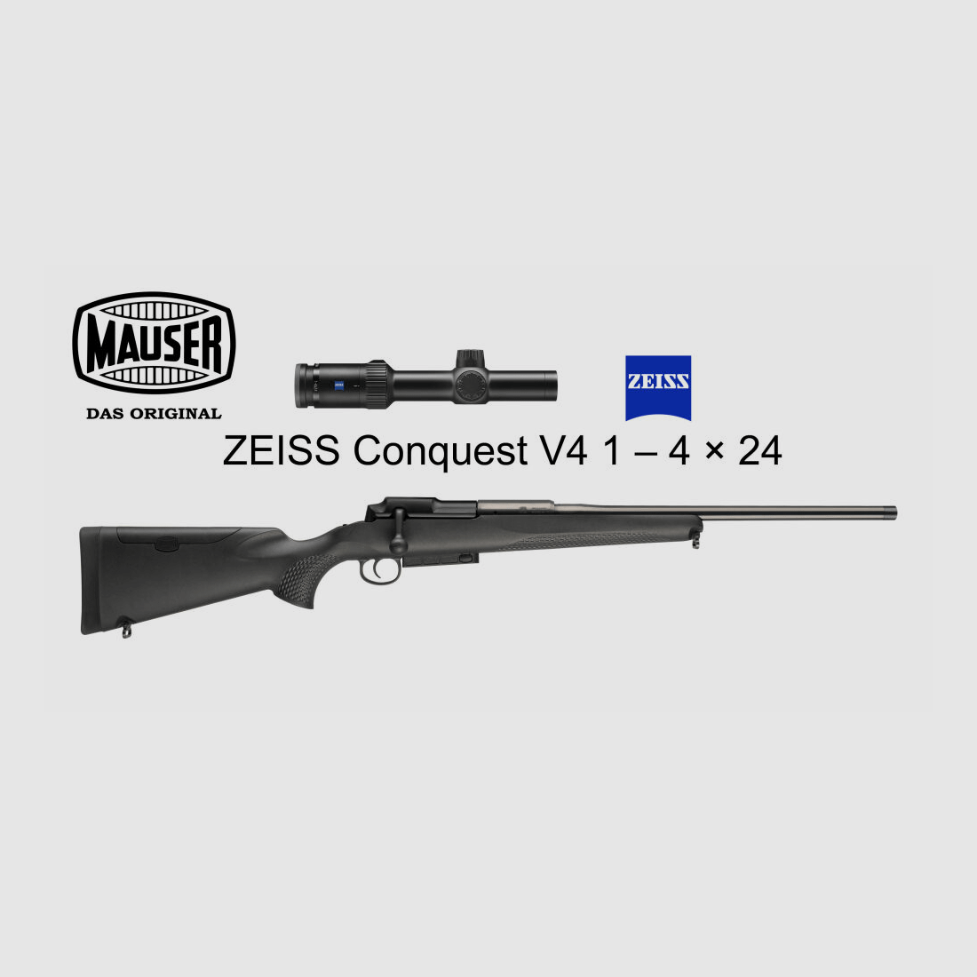 Blaser Group GmbH MAUSER 25 EXTREME Straight Pull Repeater .308 Win. + ZEISS Conquest V4 1-4x24