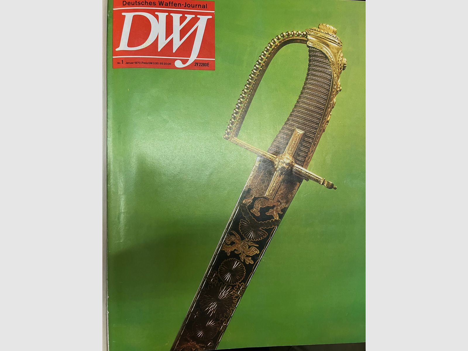  Deutsches Waffen Journal DWJ Jahrgang   1970     (alle 12 Ausgaben gebunden) 
