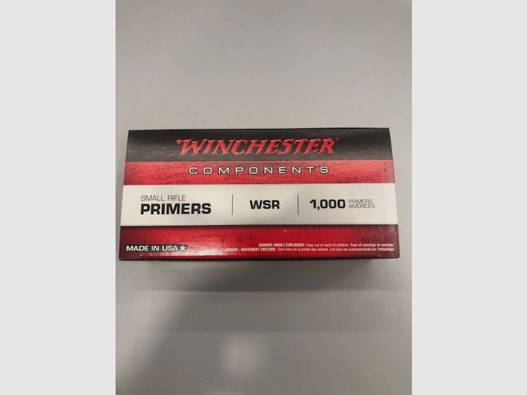 WINCHESTER ZÜNDHÜTCHEN SMALL RIFLE, Bild 1 von 2