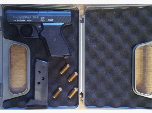 9mm Pistolet Schreckschuss Record Mod.15-9, PTB 906