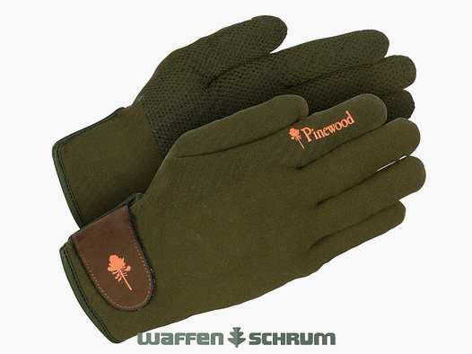Guantes Pinewood Stretch Extreme Verde Musgo/Marrón Oscuro