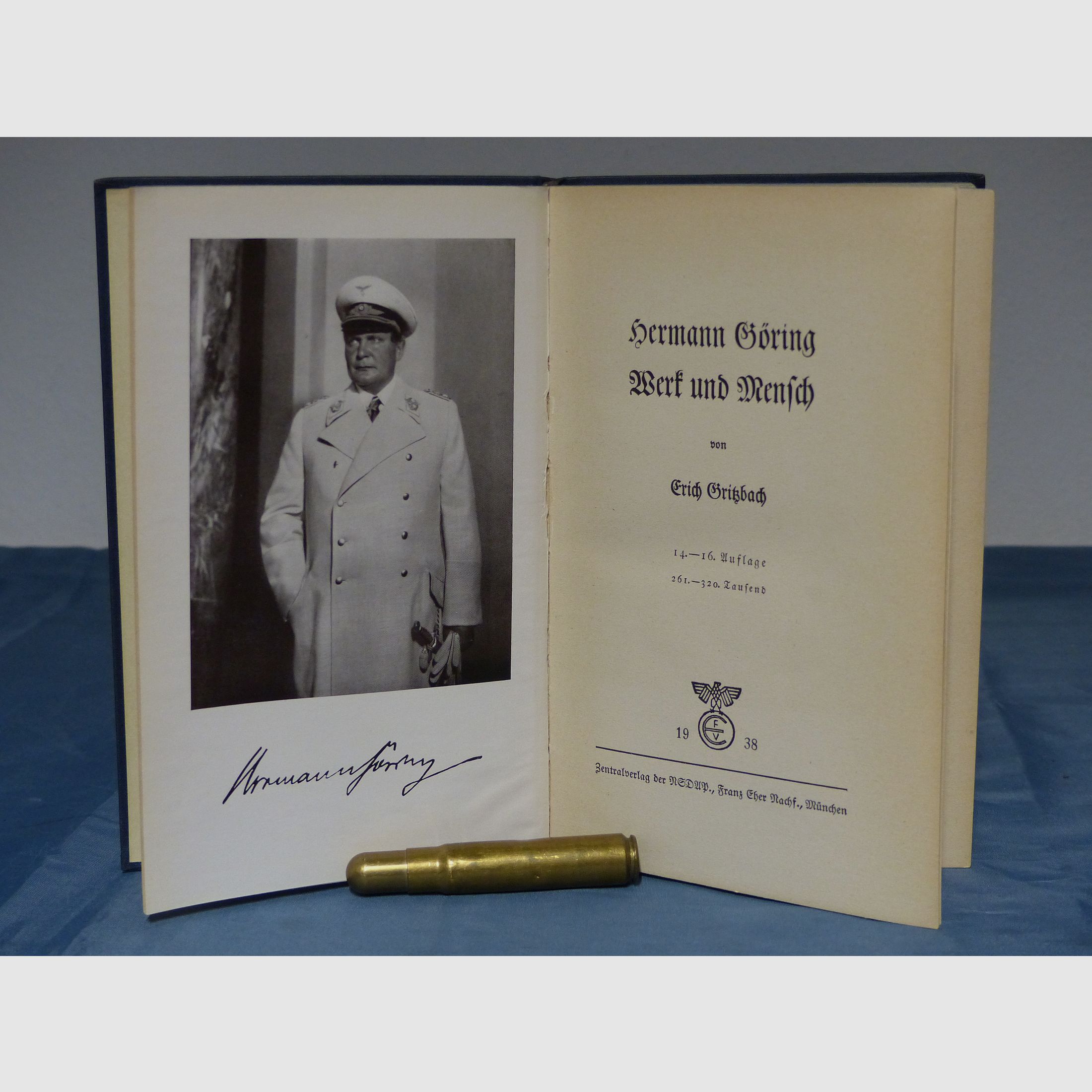 Libro Herman Göring, obra y hombre de Erich Gritzbach 1938 WK II WK 2, imagen 2 de 6