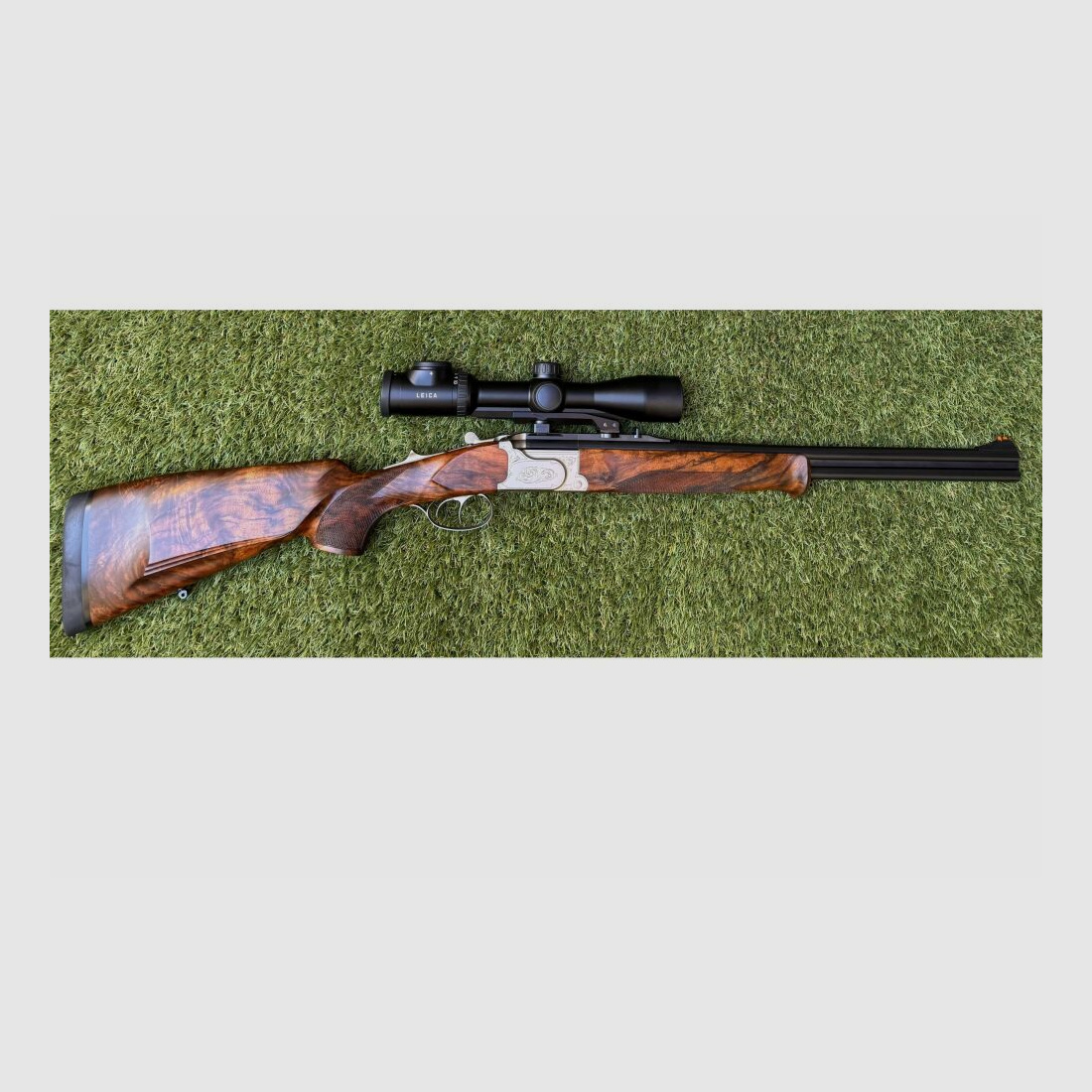 Krieghoff Ultra Bockdoppelbüchse **Linksschaft** mit Leica Magnus 1,5-10x4 8x57JRS