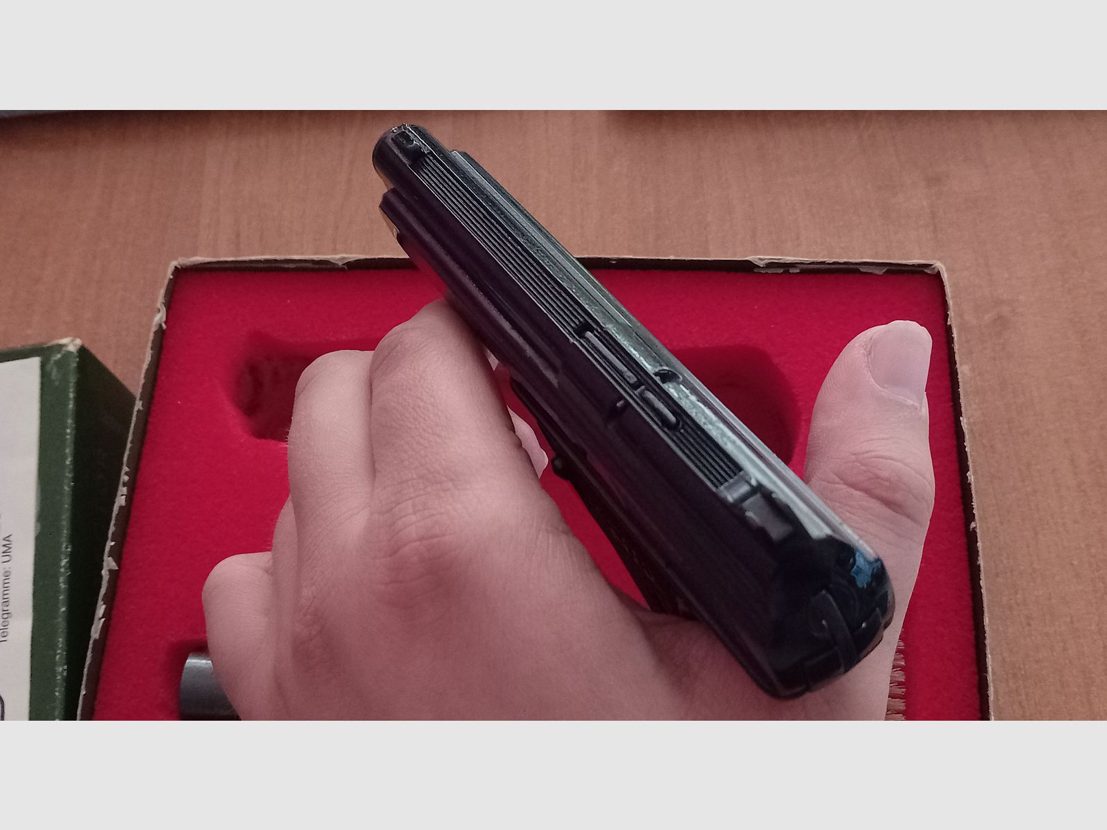 Reck Protector G5 in cal. 8 mm blank/ First PTB 12 with packaging!