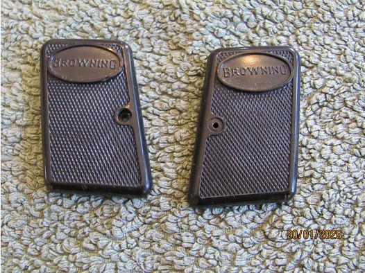 Griffschalen original FN Browning Baby Bakelit nero