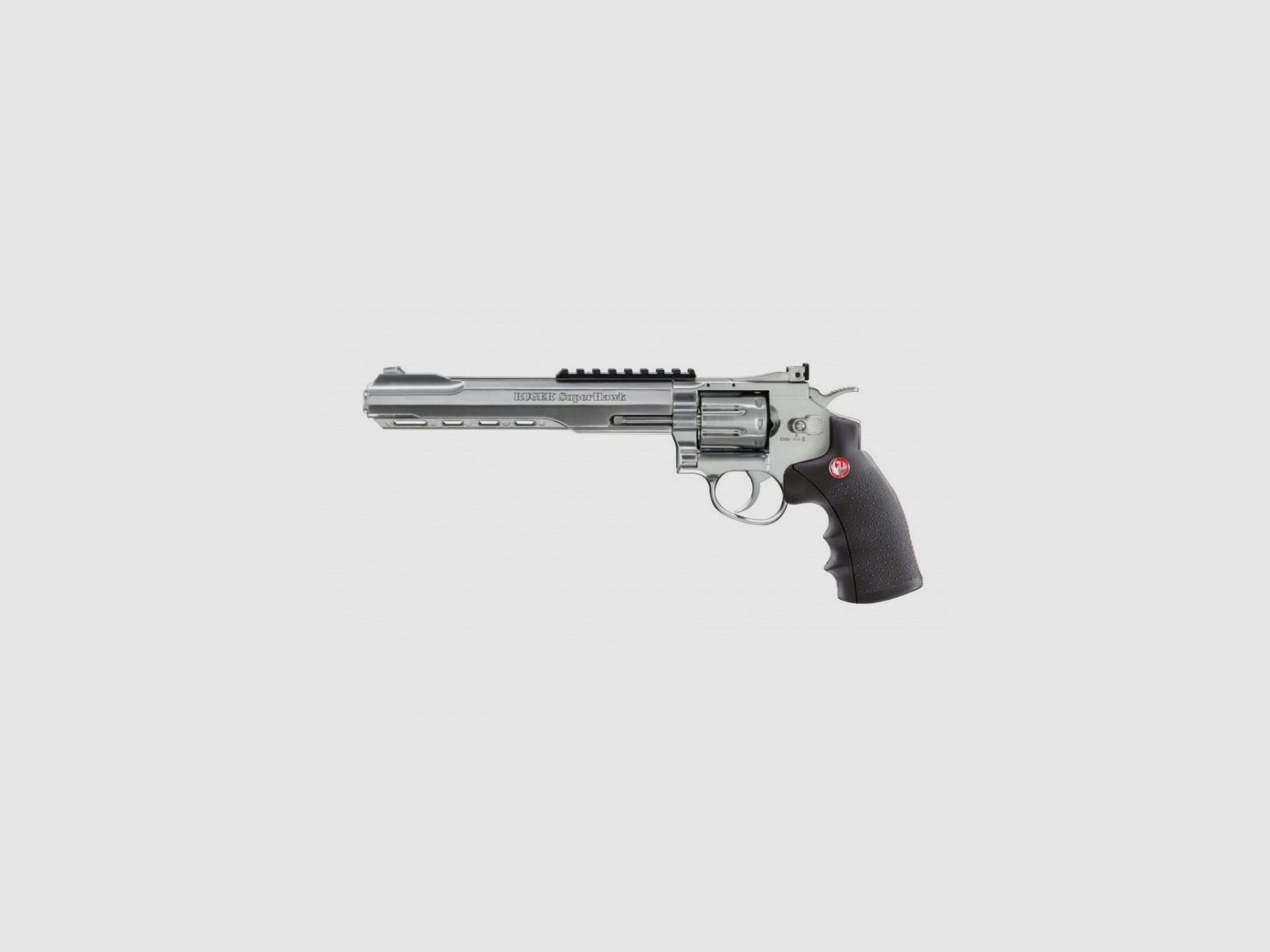 Revolver mit Kugeln - Ruger Super Hawk verchromt - 8 Zoll, Bild 2 von 2