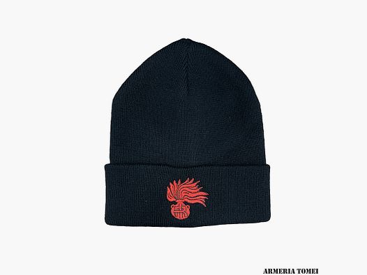 WOLLE HUT CARABINIERI (SCHWARZ ROTES LOGO)