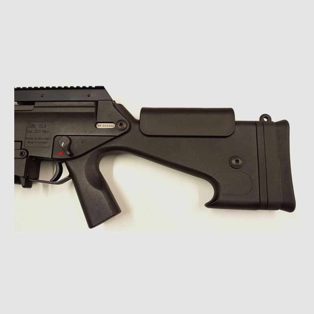 Heckler & Koch	 Selbstladebüchse Heckler und Koch SL8 im Kaliber 223rem. Inkl. Zubehör