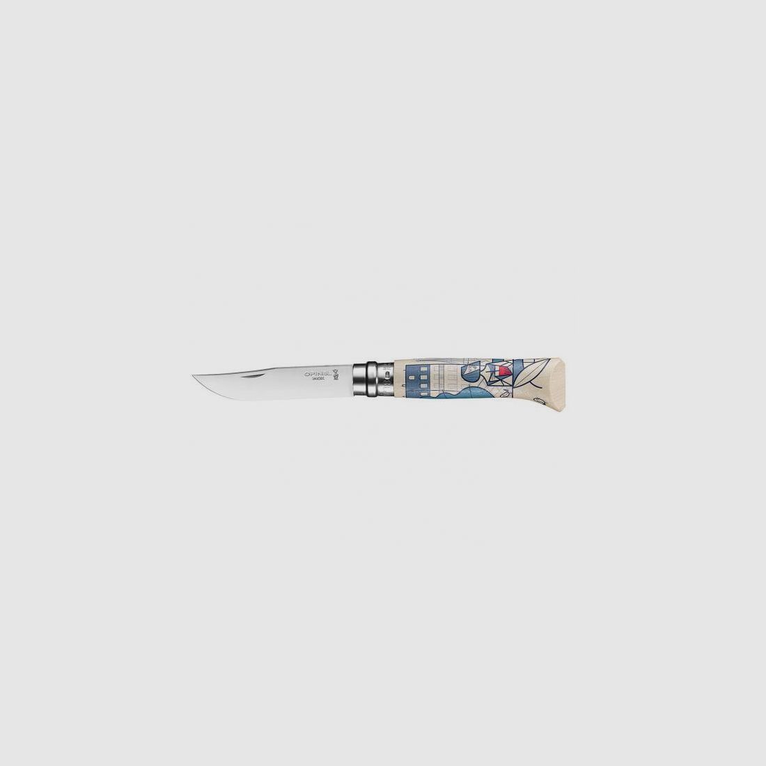 Opinel Taschenmesser No 08 rostfrei Edition FRANCE ! Ale Giorgini