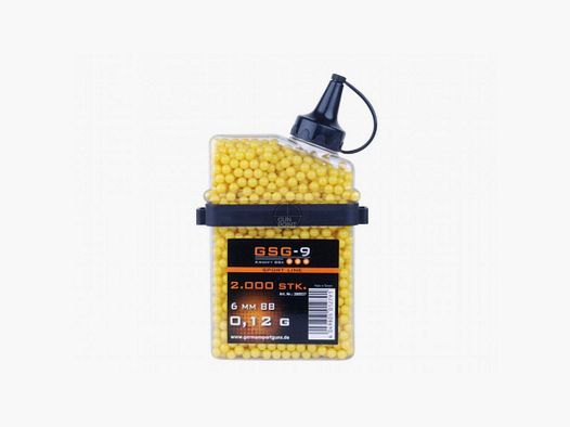 Softair - Balls GSG-9 BBs - 0.12g 2000 pcs. Yellow
