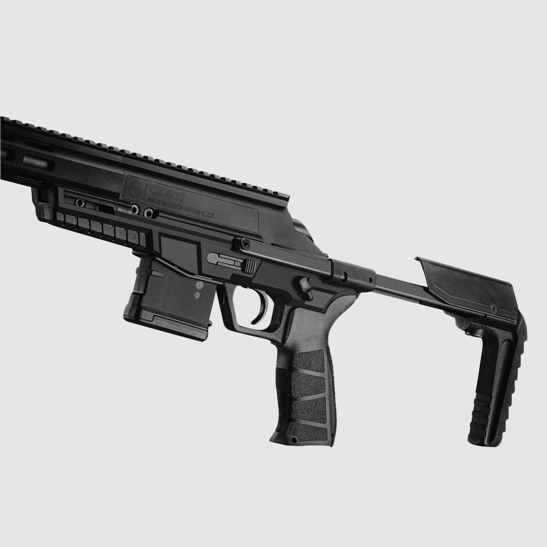 CZ 600 Trail Repetierbüchse .223 Rem. mit Teleskopschaft M-Lock System 412mm LL