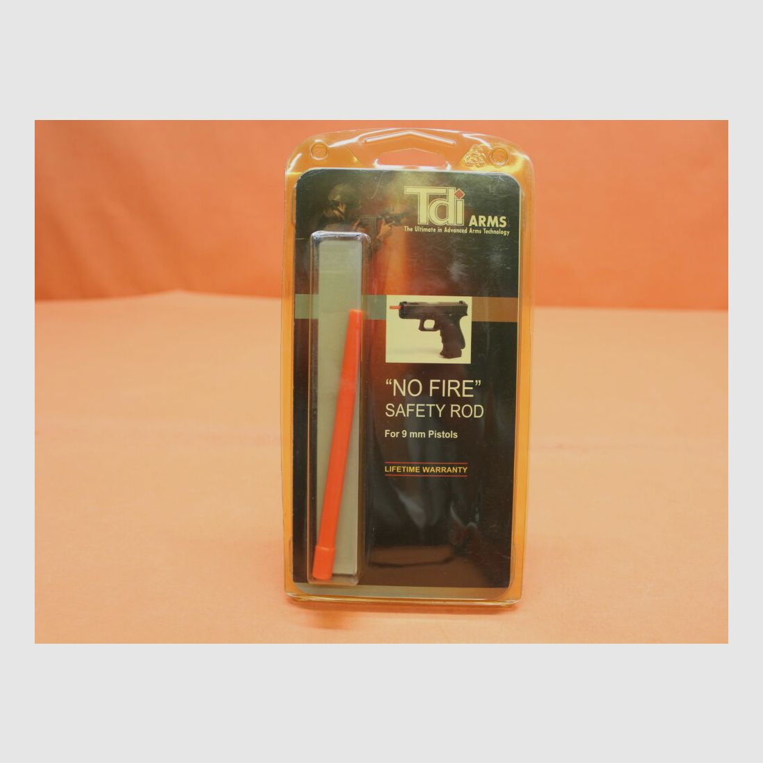Tdi Arms Tdi Arms Safety Rod "No Fire" Sicherungsstab Kunststoff Leuchtorange zur Waffensicherung