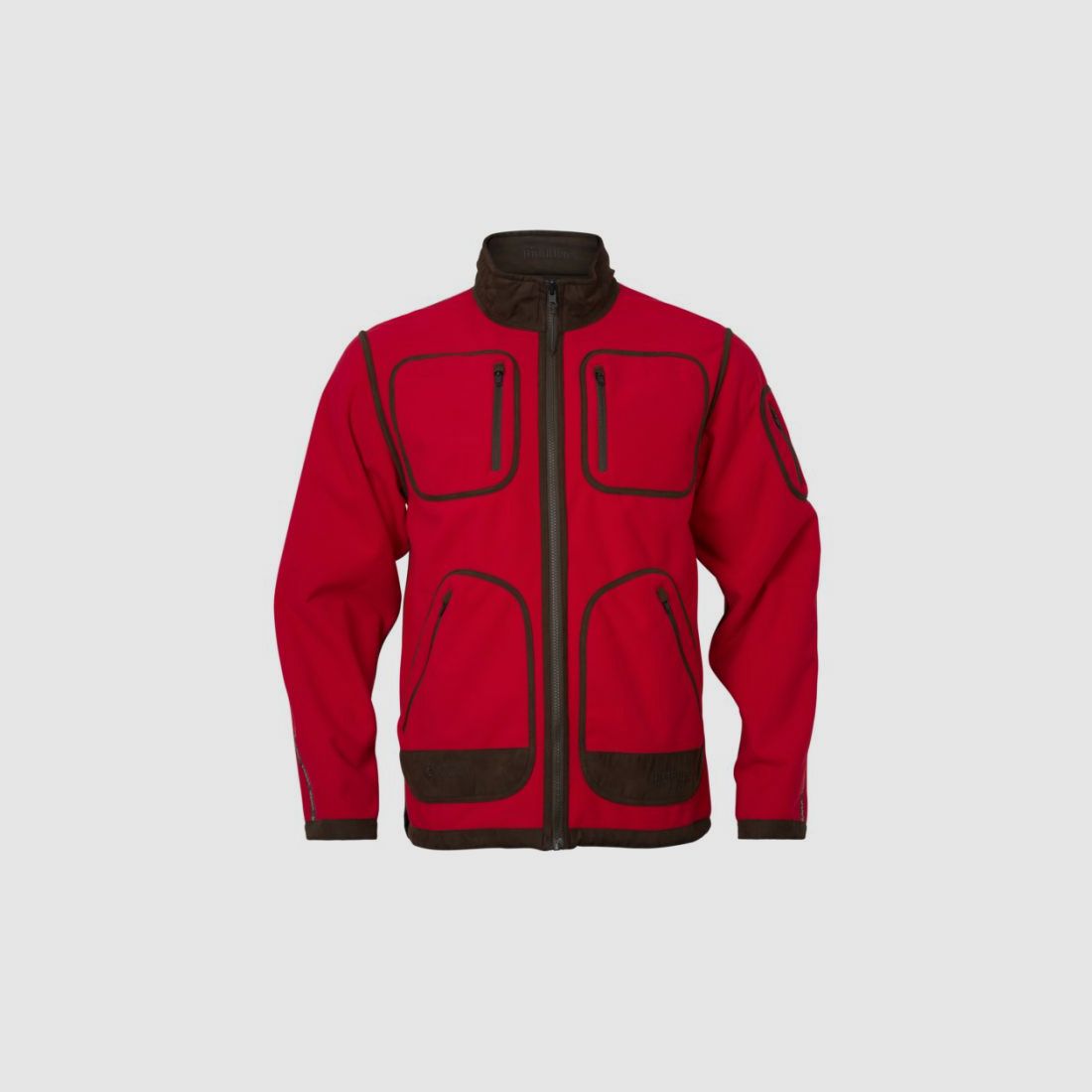 Härkila H-Fleece Jacket Kamko Regal Reversible | rosso/marrone, immagine 1 di 6