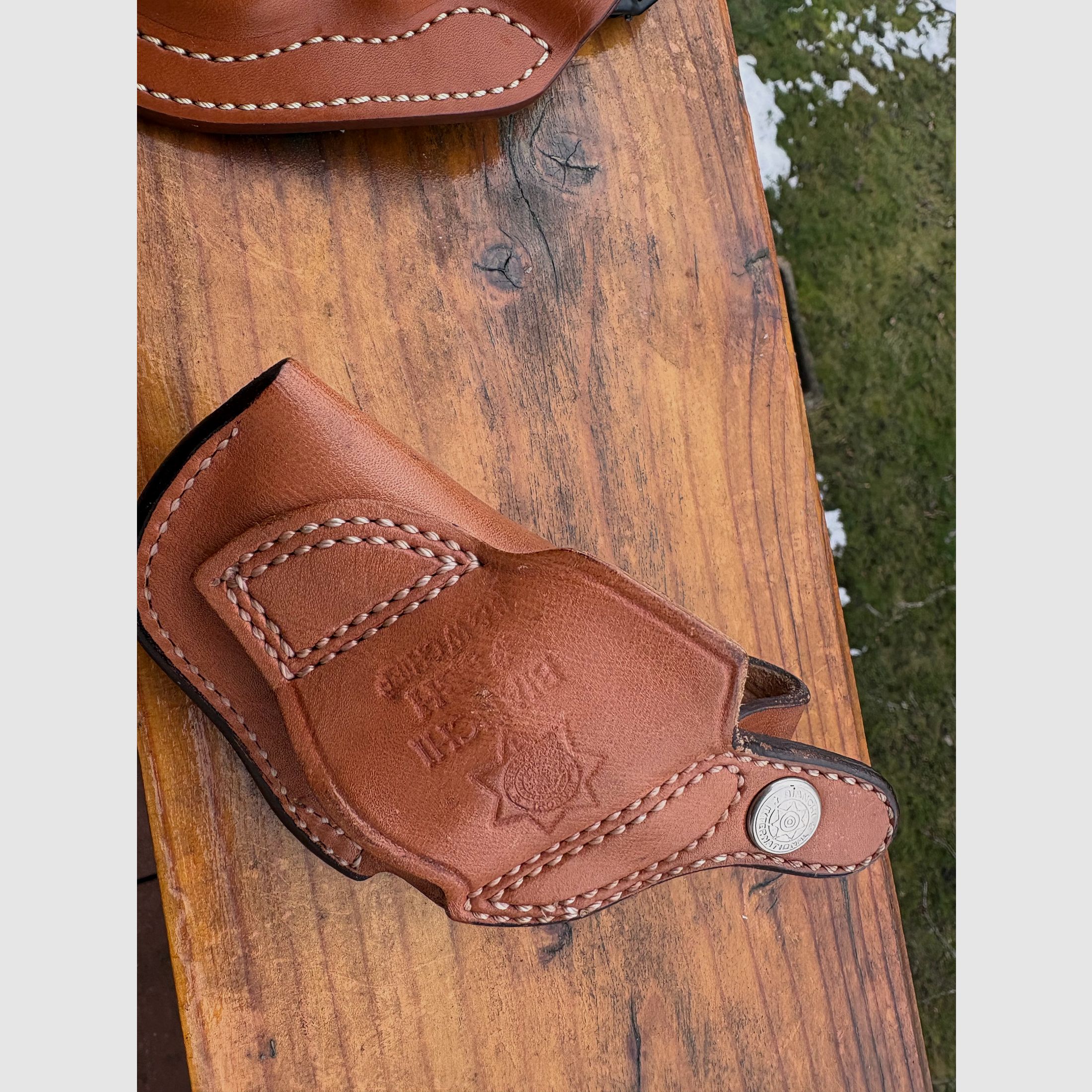 Set! 2x .38 Spezial Smith & Wesson Holster für 60/2" Lauf