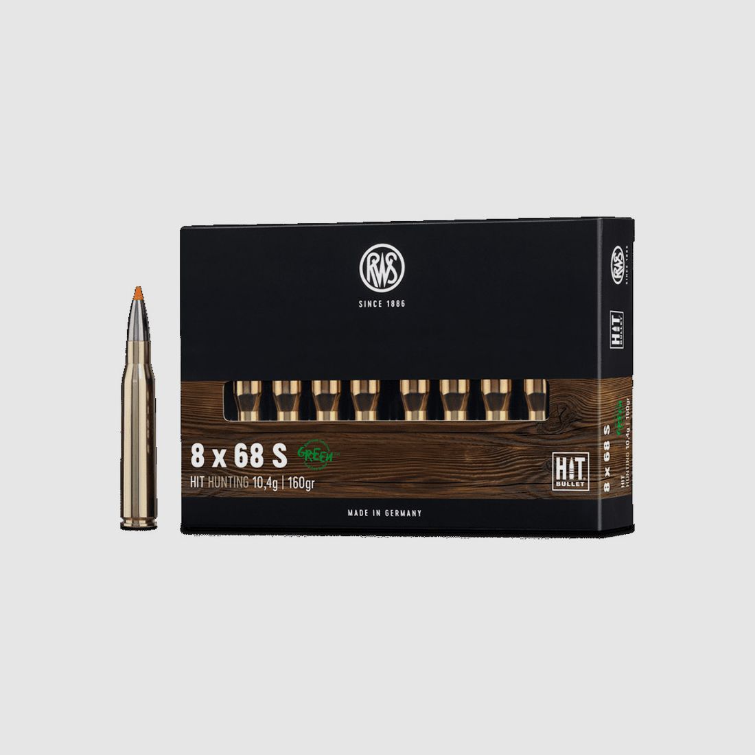 RWS 8x68S HIT 10,4g - 160gr
