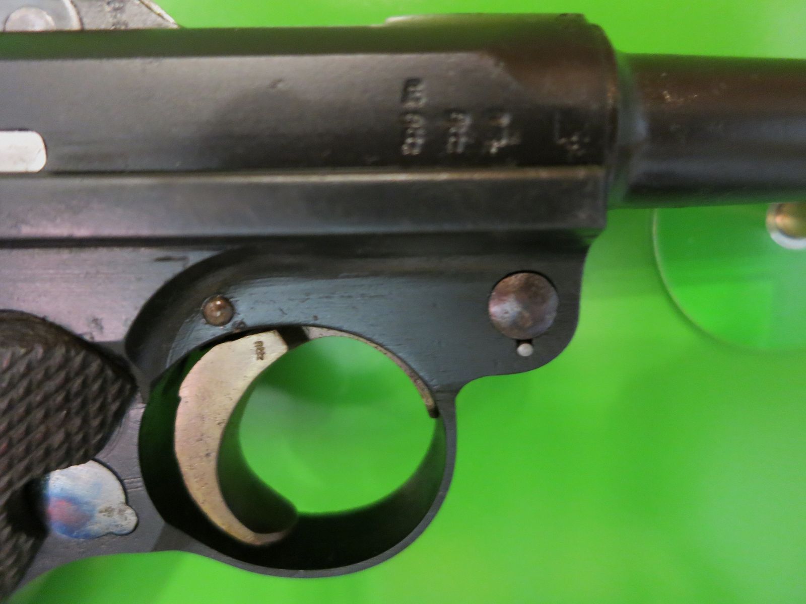 Pistola Parabellum, Pistola Luger 08, calibro 9 mm Parabellum, Erfurt 1916      #94, immagine 10 di 13