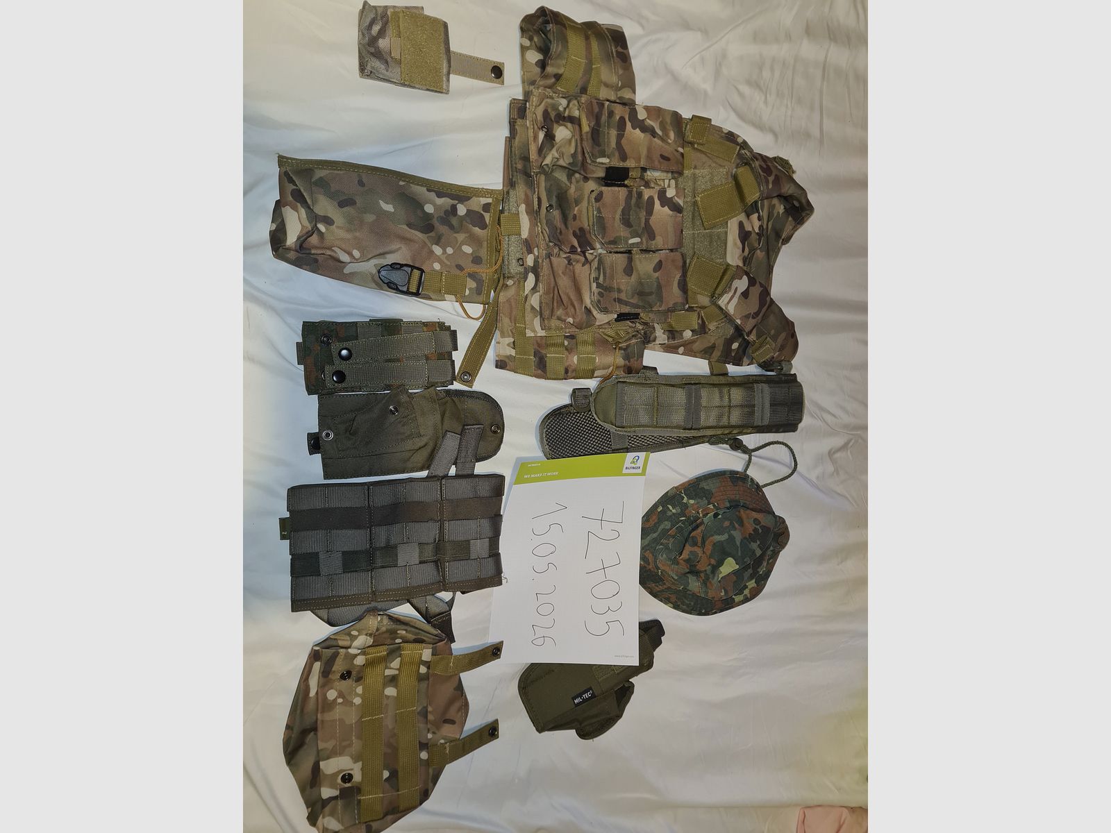 Chest armor holster etc