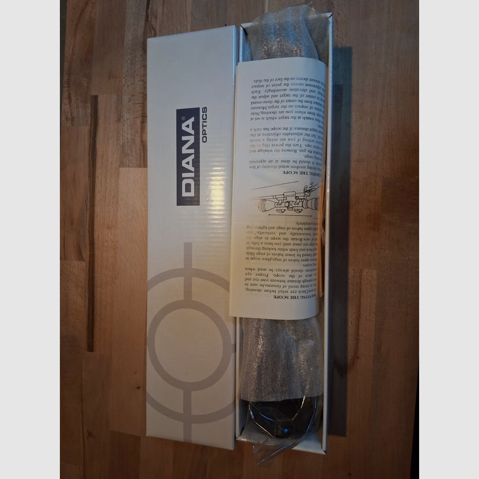 Zielvisier, Optik mit 3-9X40 Vergrößerung