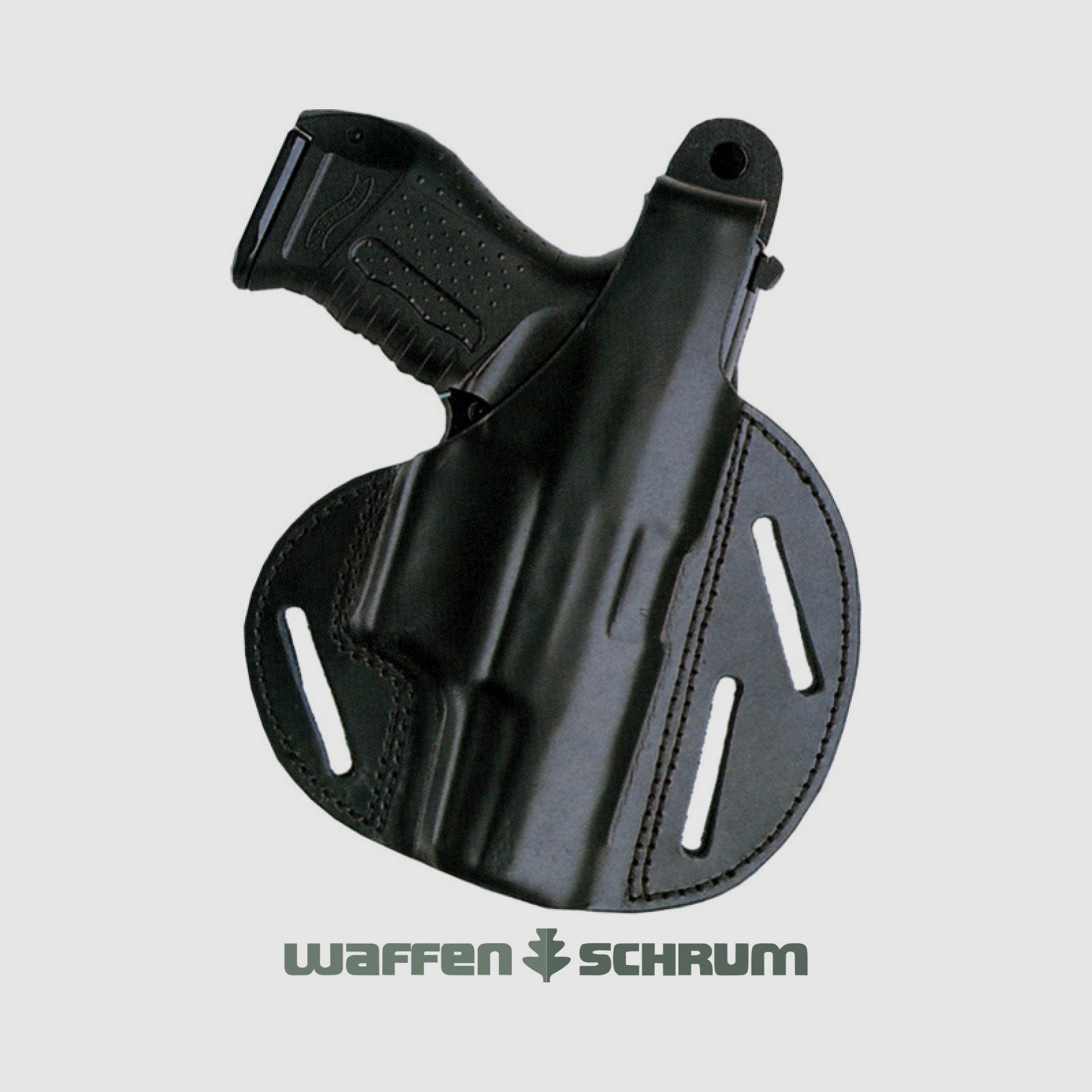AKAH riemholster undercover leer voor Walther P99 - H&K SFP 9